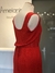 Vestido midi tricot vermelho - loja online