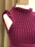 Regata em tricot roxa