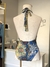 Maiô azul mix de estampas - loja online