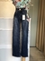 Calça jeans flare cintura média - NINA MELANINA Boutique BRECHÓ