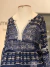 Bata boho azul mangas compridas na internet