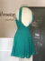 Vestido rodado verde água na internet