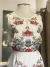 Macaquinho off white floral vermelho - NINA MELANINA Boutique BRECHÓ