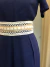 **NOVO** Macacão alfaiataria azul marinho - Luzia Fazzolli - NINA MELANINA Boutique BRECHÓ