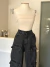 Top bege malha canelada - SHEIN - NINA MELANINA Boutique BRECHÓ
