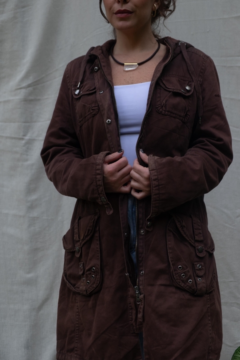 Parka Marrom IMPORTADA - comprar online