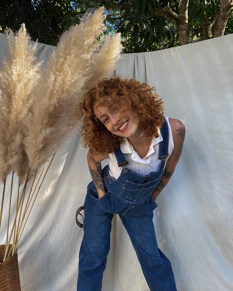 jardineira levi’s vintage