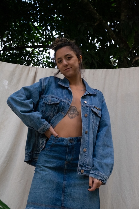 jaqueta jeans vintage