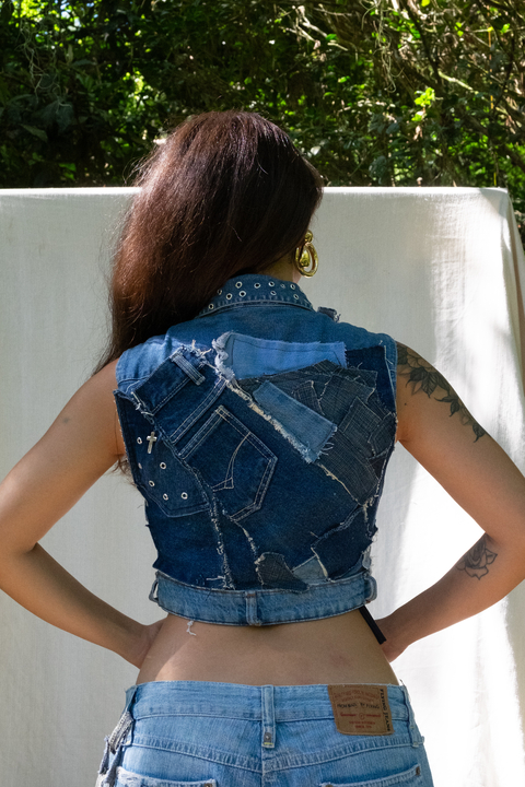 Colete Jeans UPCYCLE #08