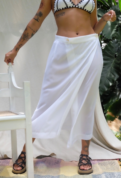 saia véu branca