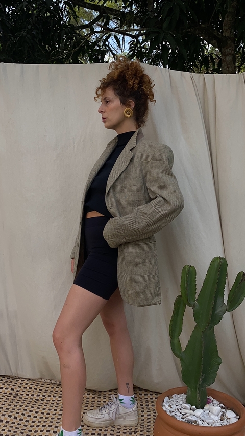 blazer xadrez vintage