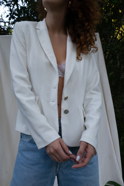 blazer bianco