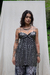 Mini vestido prata
