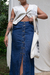 Saia jeans longa