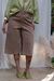 Bermuda de couro vintage - comprar online
