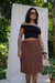 Saia marrom boho - old is cool