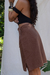 Saia marrom boho na internet