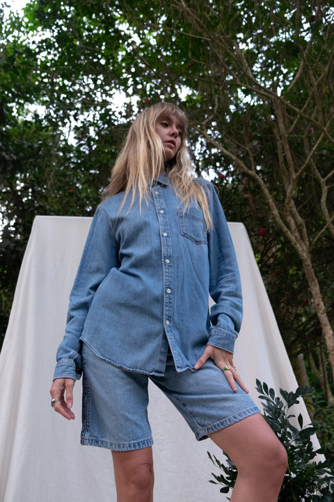 blusa jeans zara