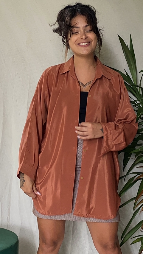 blusa arancione