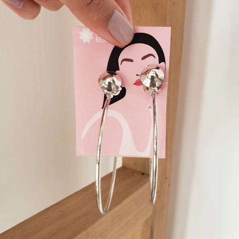 Aros Clip Argolla Plateada (ER4547)