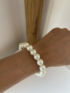 Pulsera perlas grandes natural (ER1764)