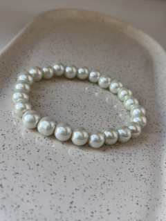 Pulsera perlas grandes natural (ER1764) - comprar online