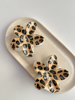 Broche flor - Animal Print (ER2062) - comprar online