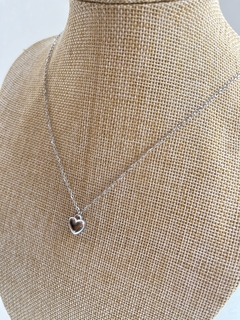 Collar Acero-Corazon (ER9181) - comprar online