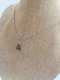 Collar Acero-Triangulito (ER9182) - comprar online