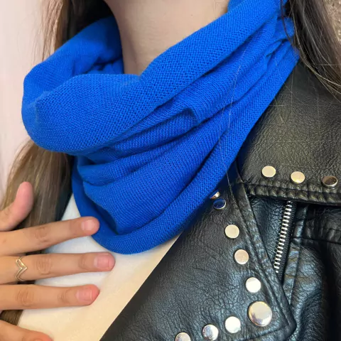 Cuello Lanilla Azul Francia (ER29547)