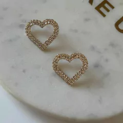 Aros Bijou-Corazon Dorado (ER9915)