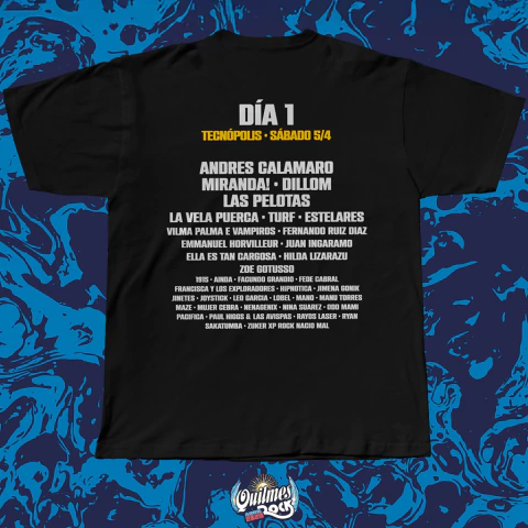 REMERA QUILMES ROCK DÍA 1 - comprar online