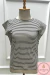 Blusa manga reta listras - opções de cores