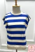 Blusa manga reta listras - opções de cores - comprar online