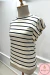 Blusa manga reta listras - opções de cores - Refinatta Store