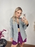 Blazer Glam cinza na internet