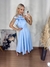 Vestido Paola azul - comprar online