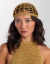 Headpiece Seda Dourado Crochê - buy online