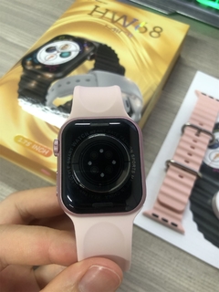 IWO HW68 MINI 41mm NFC Série 8 Tela Infinita, TRAVA de Pulseira + BRINDES