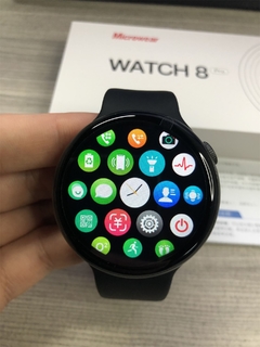Smartwatch W28 PRO REDONDO (Round) NFC 45mm TELA INFINITA HD + BRINDE - comprar online
