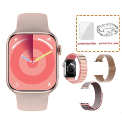 Imagem do IWO WATCH X SÉRIE 9 45MM Á PROVA D'ÁGUA, NFC, 2GB MEMÓRIA, TELA AMOLED HD 2.09", CHATGPT, DOUBLE TOQUE, MICRO OS 10 + BRINDES