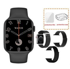 IWO WATCH X SÉRIE 9 45MM Á PROVA D'ÁGUA, NFC, 2GB MEMÓRIA, TELA AMOLED HD 2.09", CHATGPT, DOUBLE TOQUE, MICRO OS 10 + BRINDES - loja online