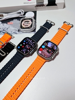 IWO W69 ULTRA PLUS 49mm 2Gb MEMÓRIA Tela 2.2" Amoled HD NFC BÚSSOLA GPS Tracking + BRINDES - AndersonCell Oficial