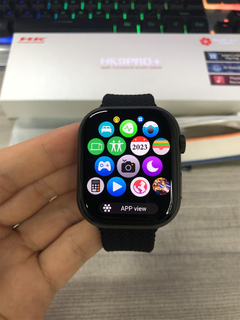 IWO HK9 PRO PLUS Série 9 45mm Tela AMOLED 2.04" HD NFC, Processador DUAL CORE, 1Gb Memória interna+ BRINDES