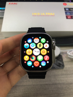 IWO HK9 ULTRA 2 49mm Tela AMOLED 2.14" HD NFC, Processador DUAL CORE, 1Gb Memória interna + BRINDES