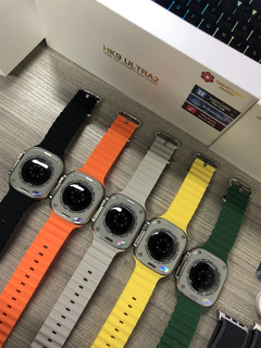IWO HK9 ULTRA 2 49mm Tela AMOLED 2.14" HD NFC, Processador DUAL CORE, 1Gb Memória interna + BRINDES