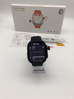 IWO CDS9 ULTRA 2 49mm 4G CHIP WIFI NFC Câmera Giratória 180° Tela Amoled HD Android Play Store 32Gb Memória GPS Integrado + 04 BRINDES - AndersonCell Oficial