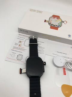Imagem do IWO CDS9 ULTRA 2 49mm 4G CHIP WIFI NFC Câmera Giratória 180° Tela Amoled HD Android Play Store 32Gb Memória GPS Integrado + 04 BRINDES