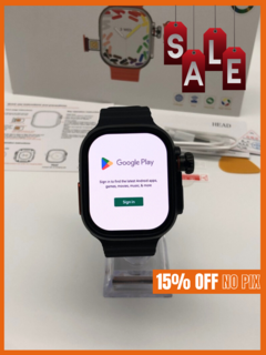 IWO CDS9 ULTRA 2 49mm 4G CHIP WIFI NFC Câmera Giratória 180° Tela Amoled HD Android Play Store 32Gb Memória GPS Integrado + 04 BRINDES