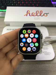HELLO H13 ULTRA PLUS 49mm Watch OS 10 NFC 1Gb Memória interna Tela GIGANTE HD + BRINDES - loja online